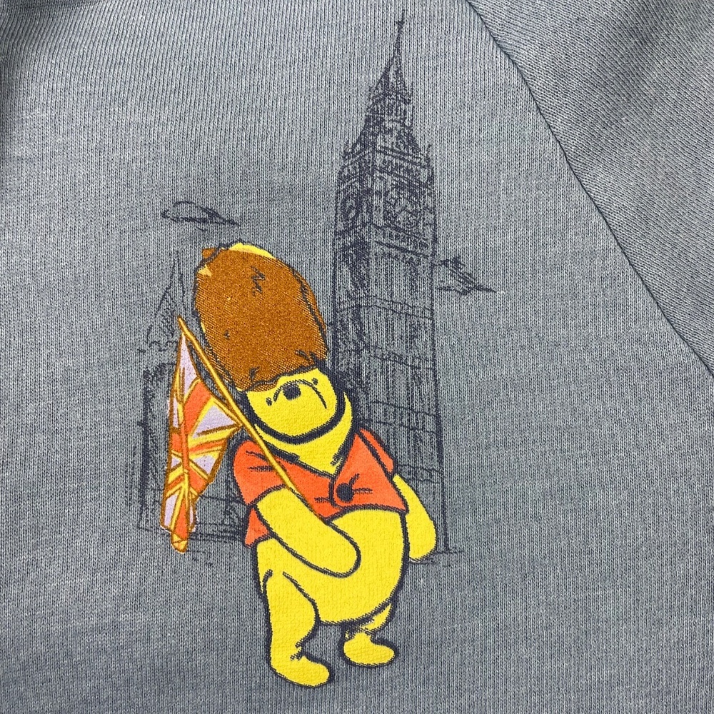 Disney Dusty Blue Zip-Up Hoodie with Winnie the Pooh - Picture 2 of 10
